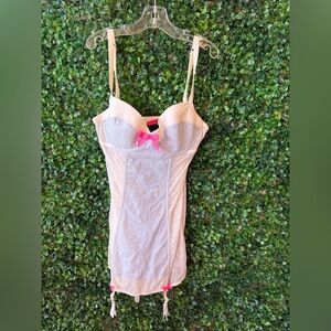 Victorias Secret Sexy Little Things Elegant Cream and Blue Women's Bustier